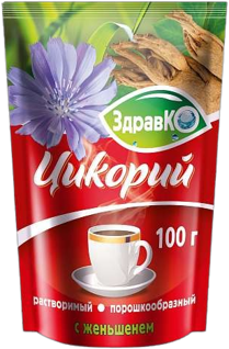 «ЗдравкО» Цикорий растворимый с женьшенем 100г*12шт