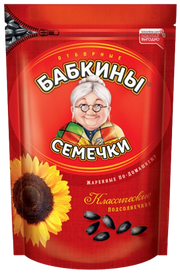 B31. Sunflower Seeds ~ Семечки Бабкины отборные жареные 500г*8шт