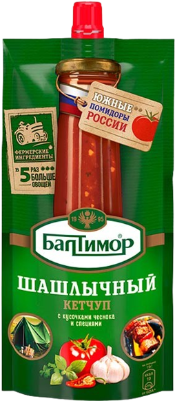 Sauces & Ketchup ~ «Балтимор» Кетчуп Шашлычный 700гр*15шт(PKT034)