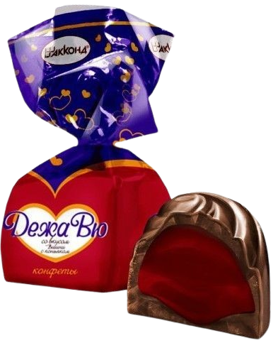 Choc Candy Kg ~  «Акконд» Конфеты ДЕЖАВЮ со вкусом вишни с коньяком 3кг/6.61lb