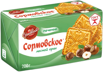 «Сормовское» Печенье Лесной орех 200гр*24шт