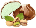 2. Marshmallows ~ Зефир весовой ароматом ванила глазированная вкус Фисташки 3,5кг