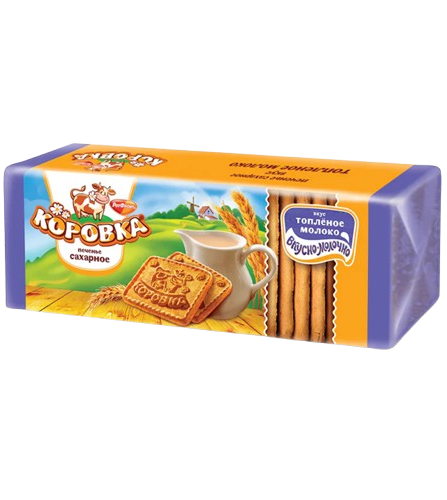 3.4 Cookies ~ Печенье Коровка с вкусом топленое молоко 280гр*14шт