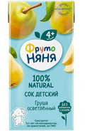 Baby's foods ~ «ФрутоНяня» сок из груш осветленный гипоаллергенный, 200мл*18шт