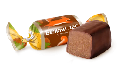 A18. Candy box~ Конфеты помадные Белкин лес 250гр*10шт