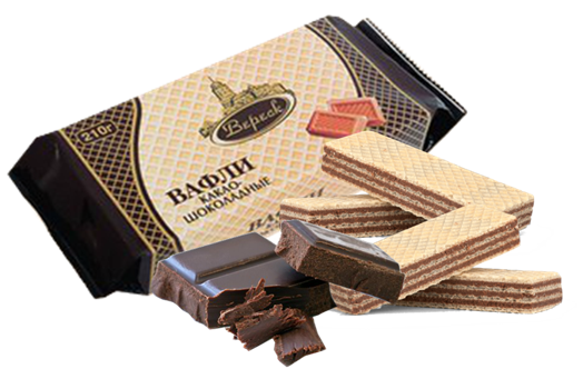 *Вереск* Вафли какао-шоколадные 210гр*25шт