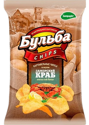 7.1 Chips ~ Картофельные чипсы «Бульба» Заморский краб 75гр*25шт