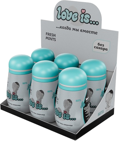 A10. Lolipops & Gum  ~ Освежающие конфеты со вкусом мяты 45гр*6шт