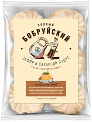 1.3 Marshmallows ~ Зефир ТМ Первый Бобруйский «со вкусом крем-брюле» 250гр*15шт