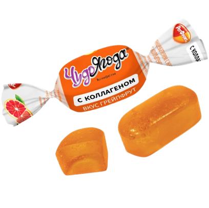 «КО» Конфеты Чудо-ягода с соком грейпфрута  3кг/6.62lb