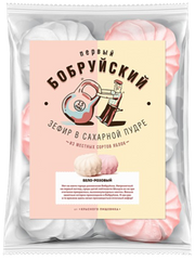1.3 Marshmallows ~ Зефир ТМ Первый Бобруйский «Бело-розовый» 250гр*15шт