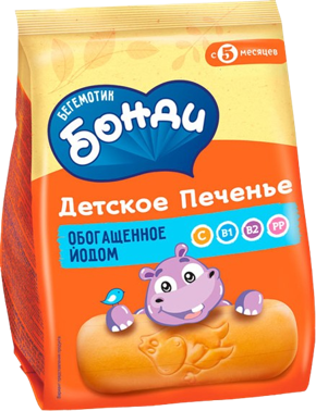 B01. Baby food ~ Детское печенье йод 180г*10шт