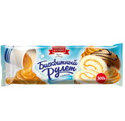 3. Рулет с начинкой Варёная сгущенка 300г*10шт