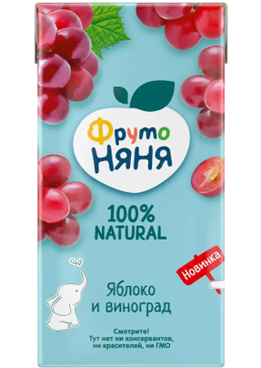 B05. Baby food ~ Сок  яблоко и виноград 200мл*18шт