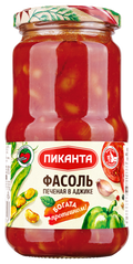*Пиканта* Фасоль печеная в аджике 470г*6шт