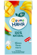 Baby's foods ~ «ФрутоНяня» Сок яблоко банан и манго, 200мл*18шт