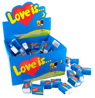 «Love Is» Жевательная резинка Клубника-Банан 100шт