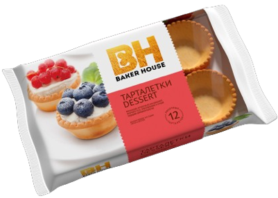 6.4 Cake Layers ~ Тарталетки Baker House Десертные 180г*12шт