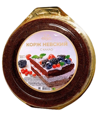 *Невский* Kорж с какао 300г*12шт