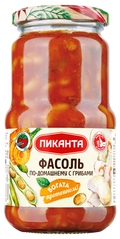 *Пиканта* Фасоль по-домашнему с грибами 470*6шт