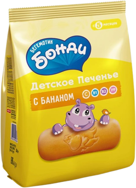 B01. Baby food ~ Детское печенье с бананом 180г*10шт
