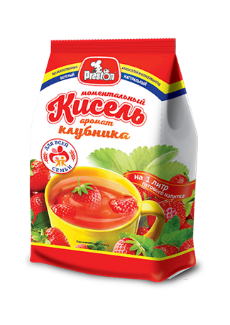 C02. Kisel ~ Кисель Клубничный 160гр*6шт