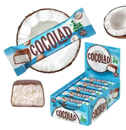 B20. Healthy Food ~ Глазированный кокосовый батончик без сахара 40гр*20шт