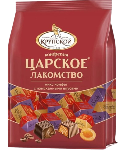 «Славянка» Конфеты шоколадные «Царское лакомство» 225гр*12шт