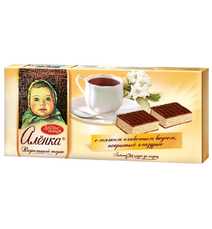 6. Wafer Cake ~ Вафельный торт Алёнка 250гр*15шт
