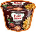 Soups~ Биг Ланч® Лапша с говядиной, грибами и зеленью 90гр*24шт