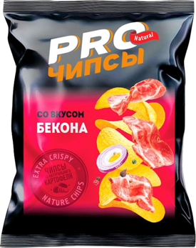 7.2 Chips ~ PRO-чипсы со вкусом бекона 150гр*9шт