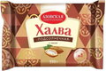 Халва фасованная 350г «Азовская» Халва подсолнечная с какао 350г*16шт