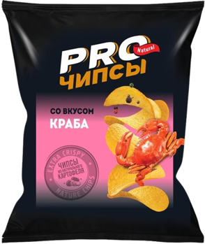 7.2 Chips ~ PRO-чипсы со вкусом краба 150гр*9шт
