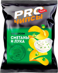 Chips ~ Картофельные чипсы «PRO-чипсы» со вкусом сметана и лук 150гр*9шт