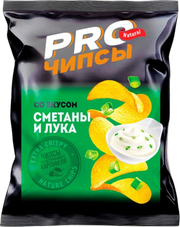 7.2 Chips ~ PRO-чипсы со вкусом сметана и лук 150гр*9шт