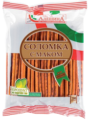A01. Dry sticks ~ Соломка с маком Для младшего братишки 200г*14шт