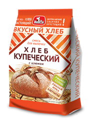 F02. Baking ~  Смесь  Хлеб купеческий с изюмом 400гр*6шт