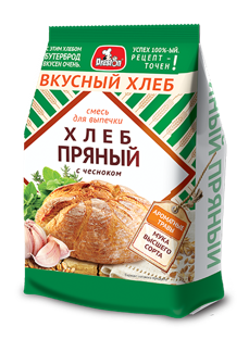 F02. Baking ~ Смесь  Хлеб пряный с чесноком 400гр*6шт