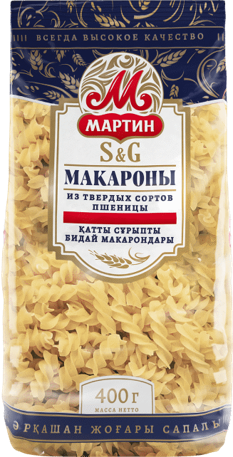 D03. Pasta ~ Макаронные изделия Спирали 400гр*20шт