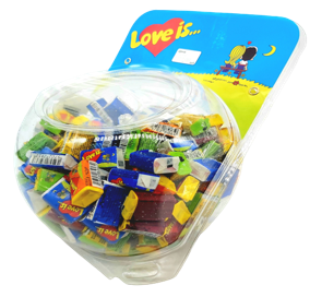 «Love Is» Ассорти вкусов Жевательная резинка 200шт