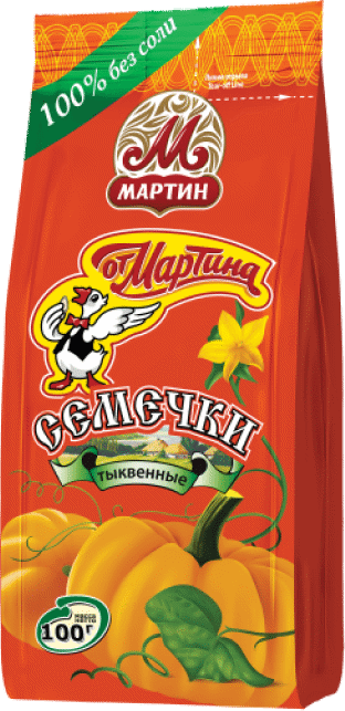 1. Sunflower Seeds ~ «Мартин» Семечки От Мартина тыквенные 100гр*20шт