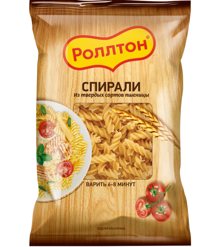 «Ролтон» Лапша яичная Спирали 400гр 16шт