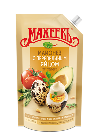 G32. Mayonnaise ~ Майонез с Перепелинным яйцом 380гр*20шт