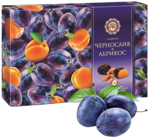 Choc Candy ~ «Микаелло» Конфеты Чернослив и абрикос с грецкими орехами 220гр*5шт