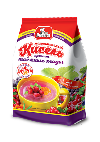 Tea & Kisel ~ «Престон» Кисель Таежные ягоды 160гр*6шт