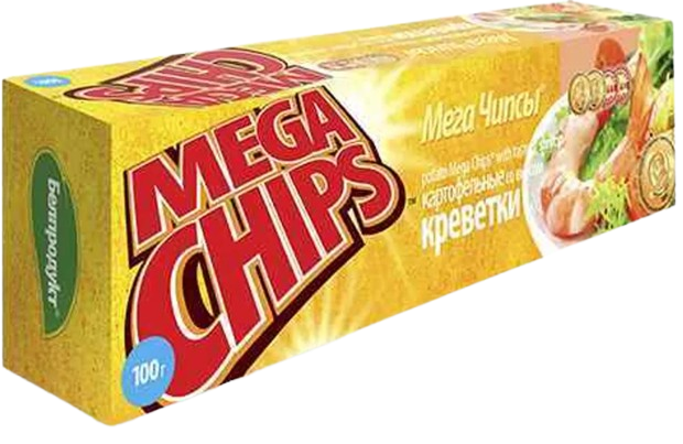 7. Chips ~ МегаЧипсы Креветки 100гр*25шт