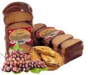 A03. Crackers ~ Сухари  Киевские с изюмом 350г*18шт