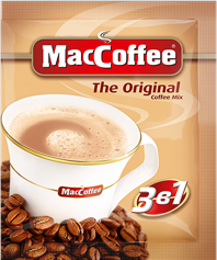 «MacCoffee The Original Растворимый MacCoffee The Original 3 в 1 , 20гр*100шт