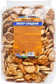 9.2 Crackers ~ Крекер Бисер сладкий 400гр*12шт