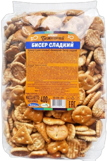 9.2 Crackers ~ Крекер Бисер сладкий 400гр*12шт